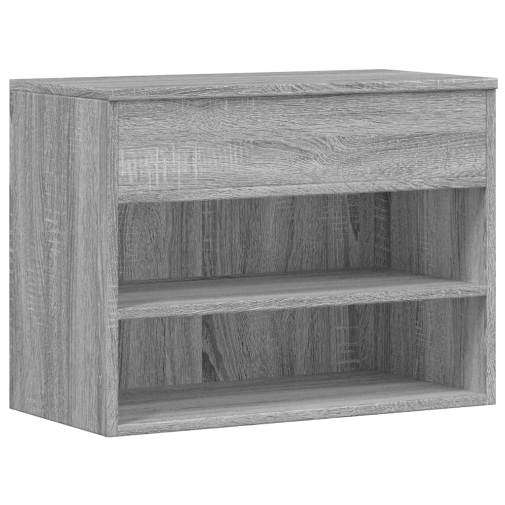 Vidaxl Shoes Bank 60x30x45 cm de madera de madera propiedad de Oak de Oak