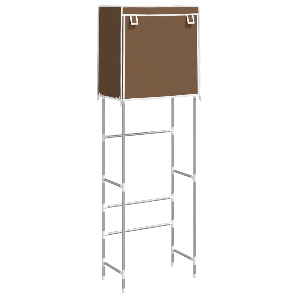 Vidaxl Hoiletrek 2 capas 56x30x170 cm de hierro marrón negro