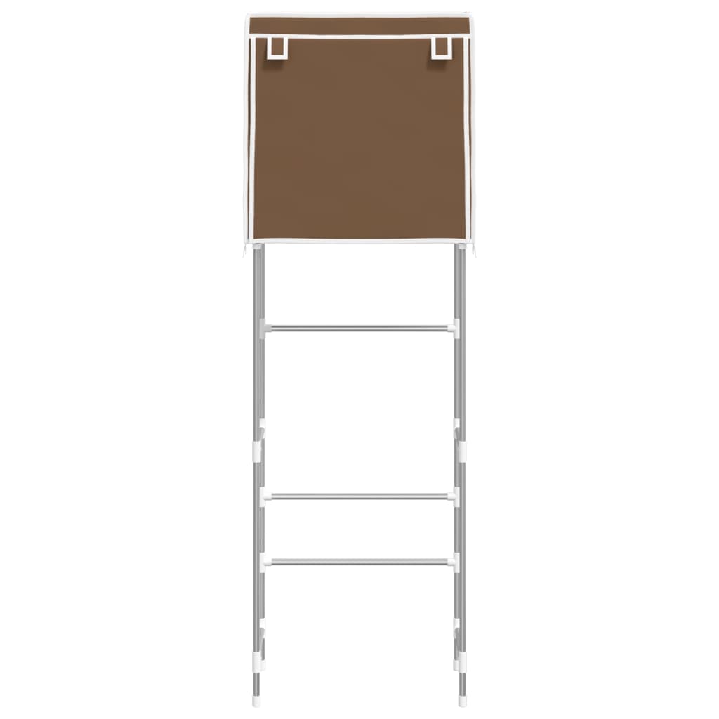 Vidaxl Hoiletrek 2 capas 56x30x170 cm de hierro marrón negro