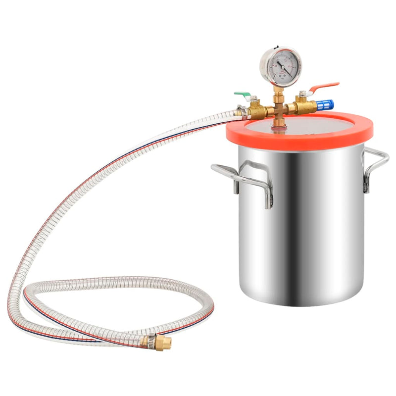 Cámara de vacío Vidaxl 5.5 L Acero inoxidable