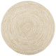 Vidaxl rug handmade 210 cm jute white and brown