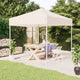 Vidaxl PartyTent plegable de 2x2 m de crema coloreada