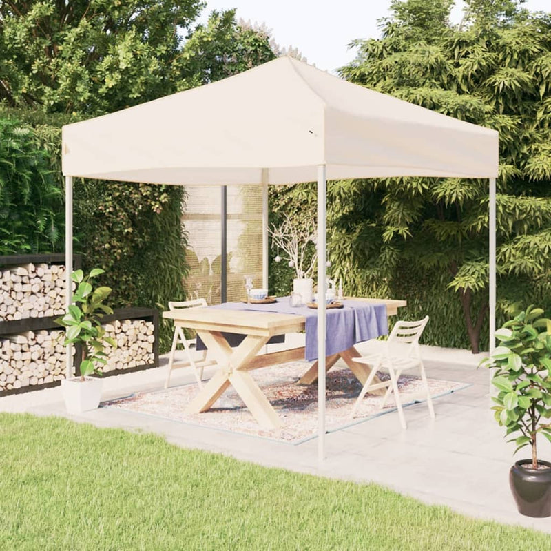 Vidaxl PartyTent pieghevole 2x2 m color crema
