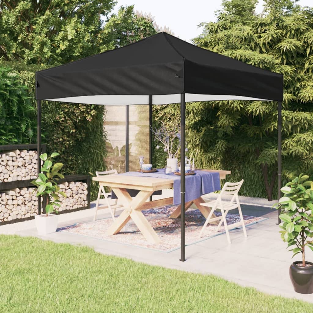 Vidaxl PartyTent pieghevole 2x2 m nero