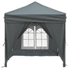 Vidaxl PartyTent plegable con paredes laterales 2x2 m antracita