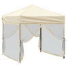Vidaxl PartyTent plegable con paredes laterales de 2x2 m de crema