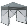 Vidaxl PartyTent plegable con paredes laterales 2x2 m antracita
