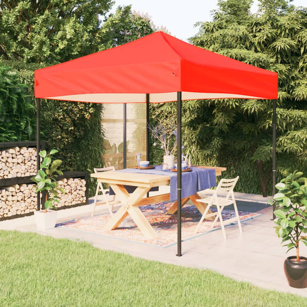 Vidaxl PartyTent plegable 3x3 m rojo