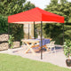 Vidaxl PartyTent plegable 3x3 m rojo