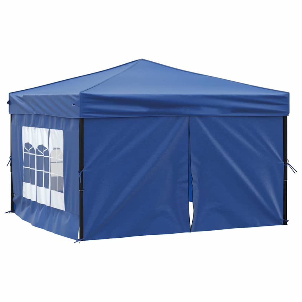Vidaxl PartyTent plegable con paredes laterales de 3x3 m azul