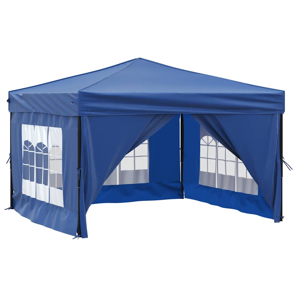 Vidaxl PartyTent plegable con paredes laterales de 3x3 m azul