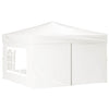 Vidaxl PartyTent pieghevole con pareti laterali 3x3 m bianco