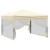 Vidaxl PartyTent plegable con paredes laterales de 3x3 m de crema