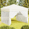 Vidaxl PartyTent plegable con paredes laterales de 3x3 m de crema
