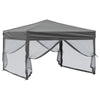 Vidaxl PartyTent plegable con paredes laterales de 3x3 m de antracita
