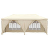Vidaxl PartyTent pieghevole con pareti laterali 3x6 m crema
