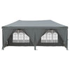 Vidaxl PartyTent plegable con paredes laterales 3x6 m antracita