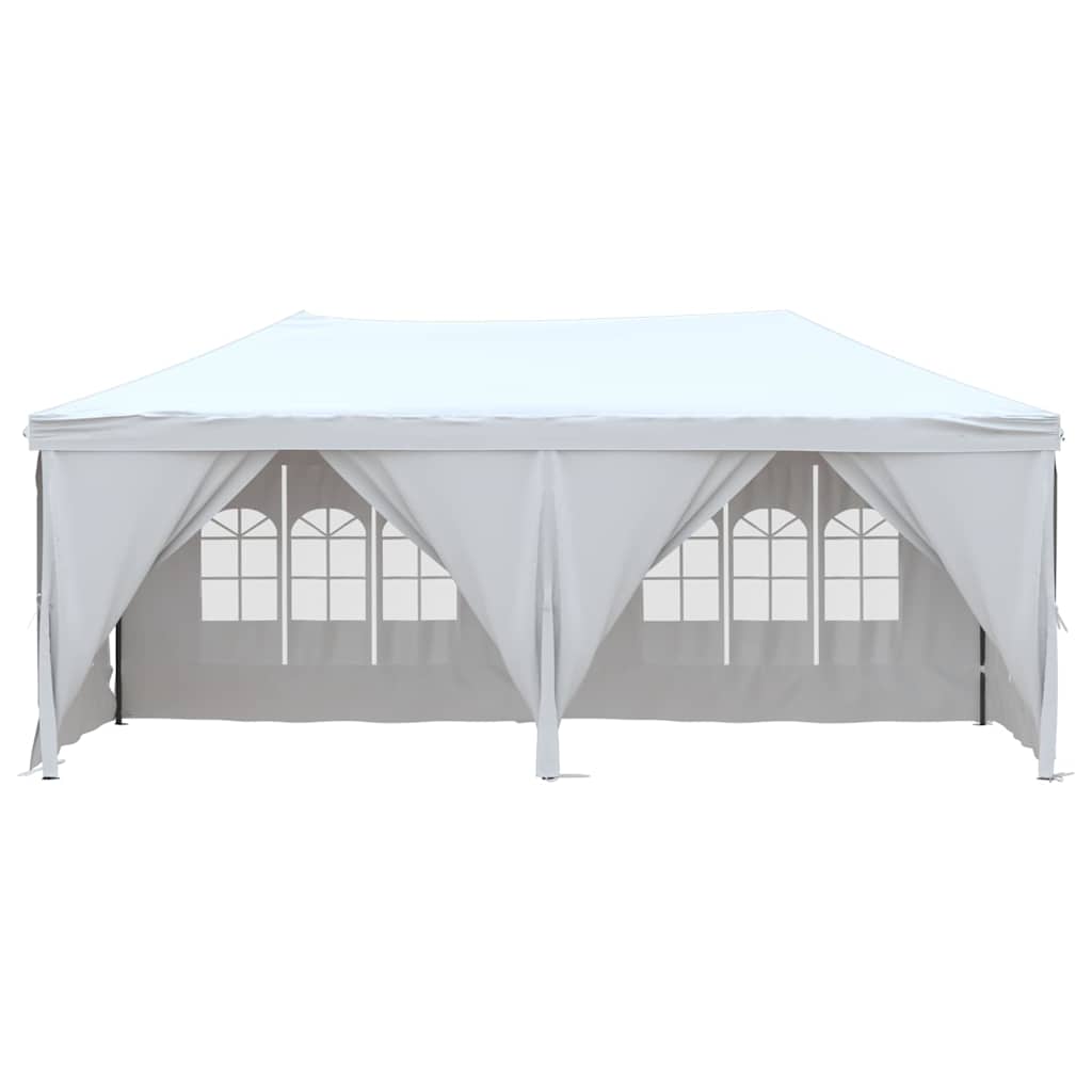 VidaXL Partytent Foldable with side walls 3x6 m White