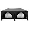 Vidaxl PartyTent plegable con paredes laterales 3x6 m Negro