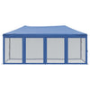 Vidaxl partytent inklapbaar met zijwanden 3x6 m blauw