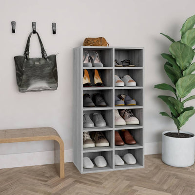 VIDAXL SLAPECH SLINO 54x34x100.5 cm Colore in rovere Sonoma in legno Grey