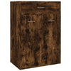 Gabinete de zapatos Vidaxl 60x35x84 cm de madera propiedad de roble ahumado