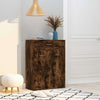Gabinete de zapatos Vidaxl 60x35x84 cm de madera propiedad de roble ahumado