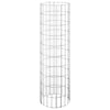 Vidaxl gabion paal rond ø30x100 cm gegalvaniseerd staal