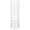 Vidaxl gabion paal rond ø30x100 cm gegalvaniseerd staal