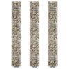 Plantadores de Gabion Vidaxl 3 st Round elevado Ø30x200 cm de acero