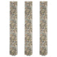 Plantadores de Gabion Vidaxl 3 st Round elevado Ø30x200 cm de acero