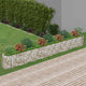 Plantador de Gabion Vidaxl elevado 470x50x50 cm de hierro galvanizado
