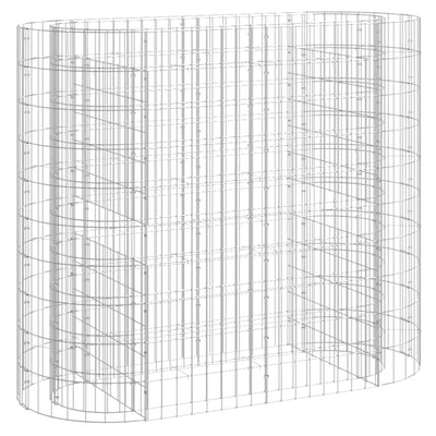 Vidaxl Gabion Fiorter ha raccolto ferro zincato 120x50x100 cm