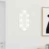 Specchio Vidaxl con illuminazione a LED 40x20 cm di vetro ovale