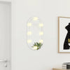 Specchio Vidaxl con illuminazione a LED ovale da 60x30 cm