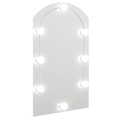 Espejo Vidaxl con iluminación LED boog 70x40 cm de vidrio