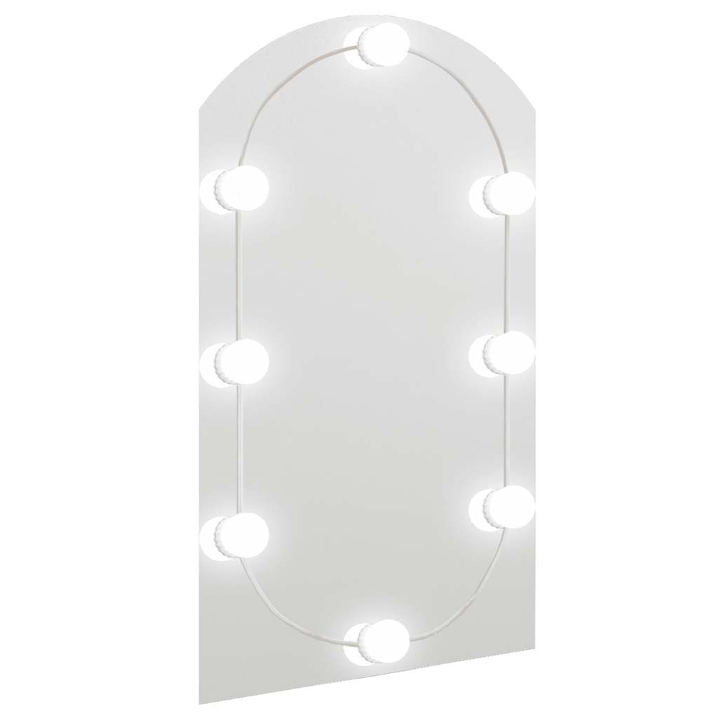 Espejo Vidaxl con iluminación LED boog 70x40 cm de vidrio