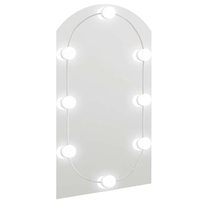 Espejo Vidaxl con iluminación LED boog 70x40 cm de vidrio