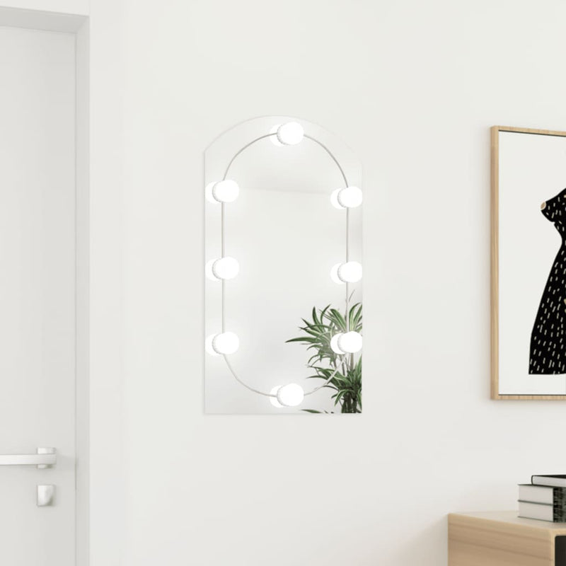 Specchio Vidaxl con illuminazione a LED BOOG 70x40 cm vetro