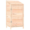 Vidaxl Garden Shed 55x52x112 cm de pino sólido