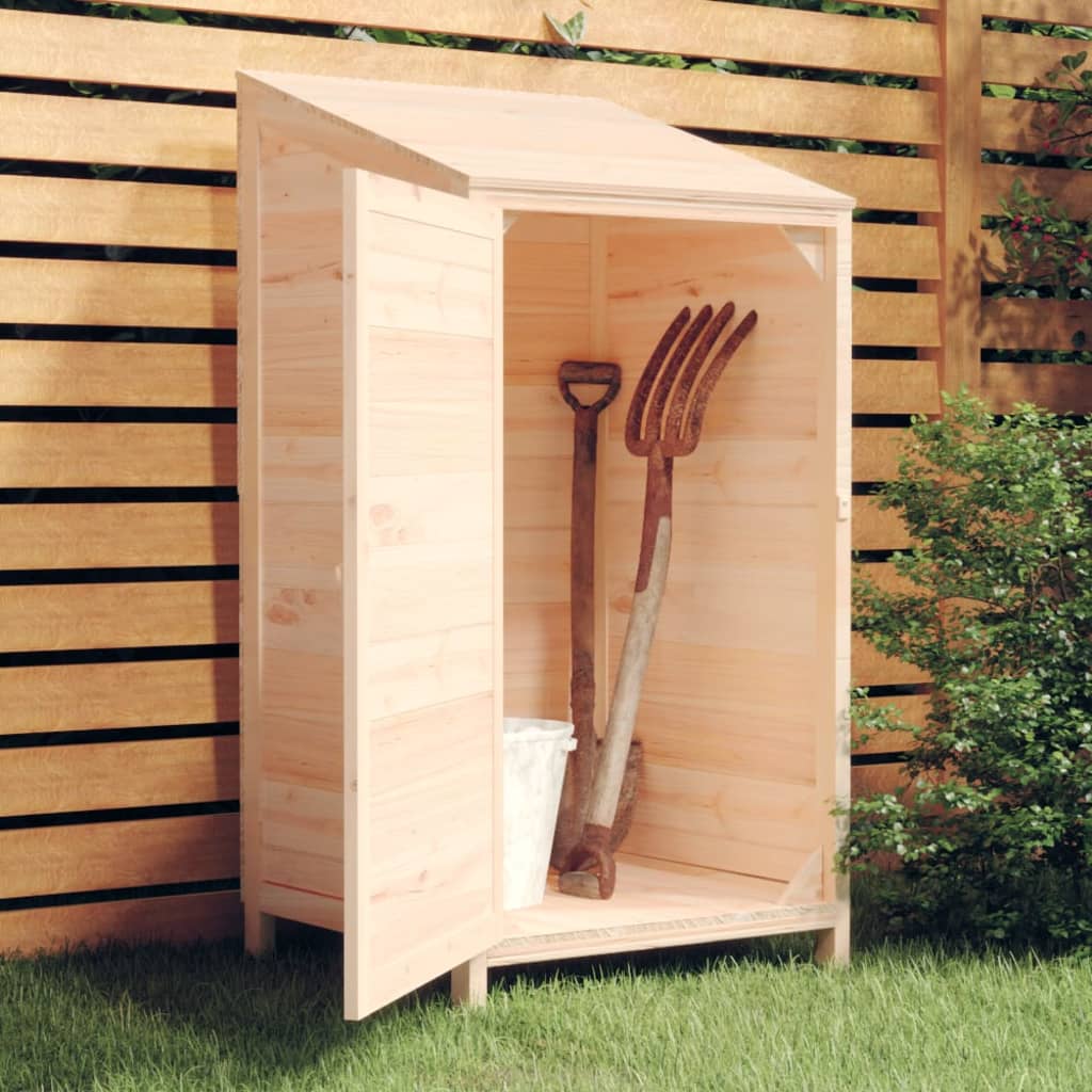 Vidaxl Garden Shed 55x52x112 cm de pino sólido