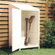Vidaxl Garden Shed 55x52x112 cm de pino sólido