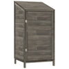 Vidaxl Garden Shed 55x52x112 cm de pino sólido -madera con antracita
