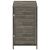 Vidaxl Garden Shed 55x52x112 cm de pino sólido -madera con antracita