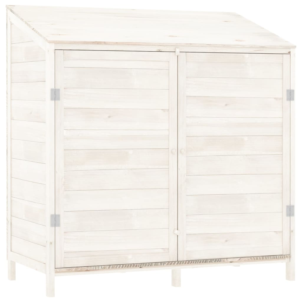 Vidaxl Garden HED 102x52x112 cm Pinewit Solid White