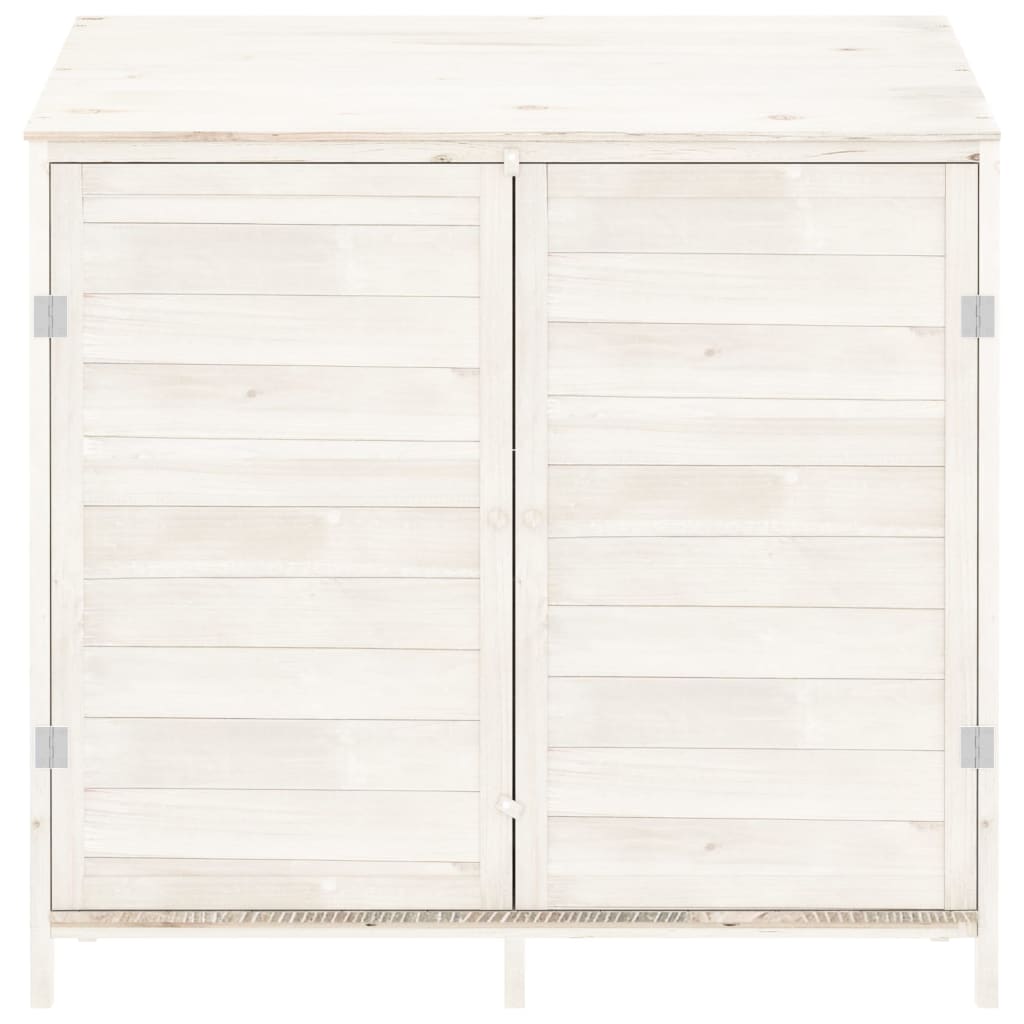 Vidaxl Garden HED 102x52x112 cm Pinewit Solid White
