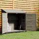 Vidaxl Garden Shed 102x52x112 cm de pino sólido -madera con antracita