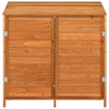 Vidaxl Garden Shed 102x52x112 cm de pino sólido marrón