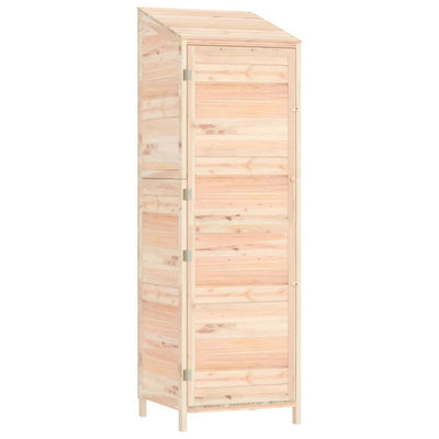 Vidaxl Garden Shed 55x52x174.5 cm de pino sólido