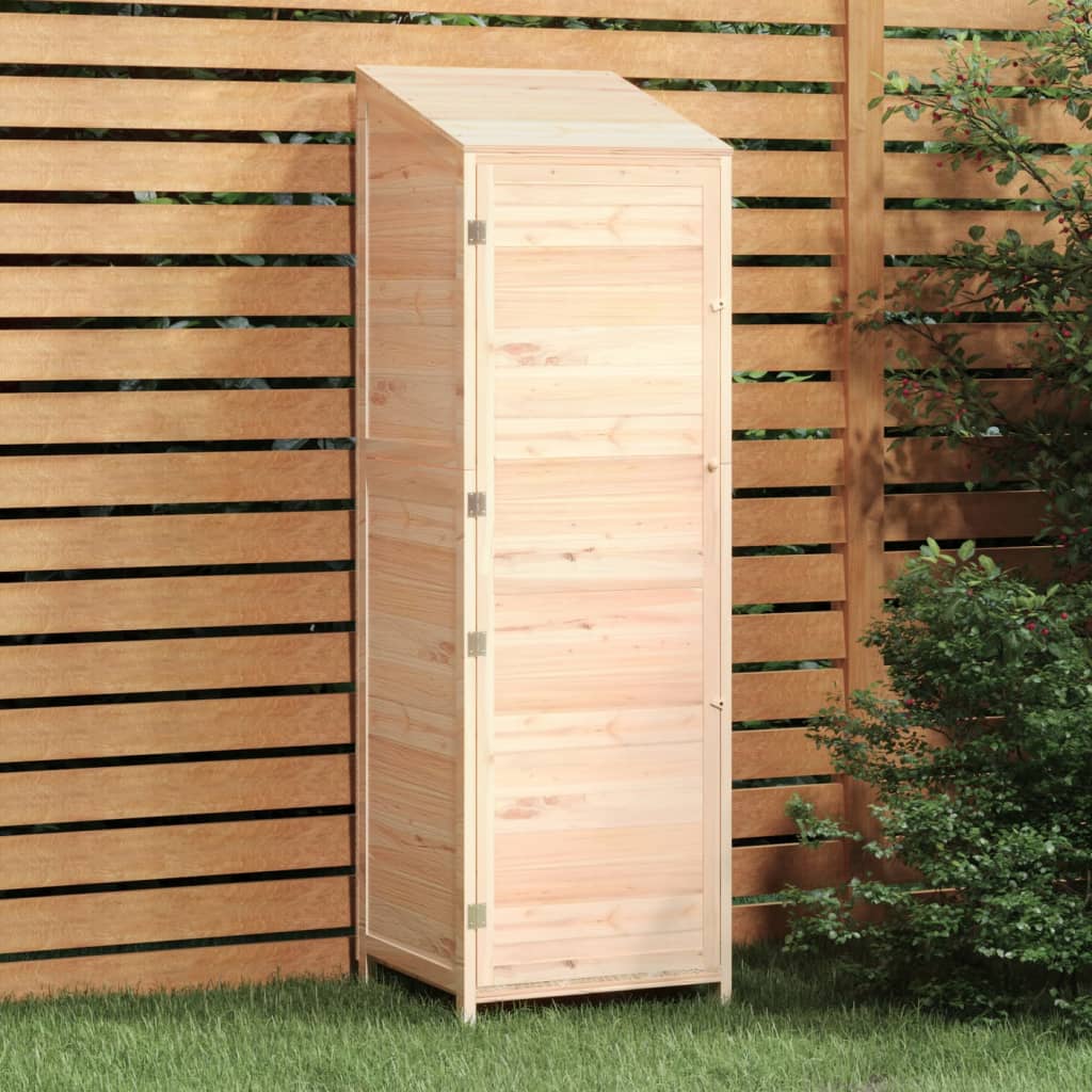 Vidaxl Garden Shed 55x52x174.5 cm de pino sólido